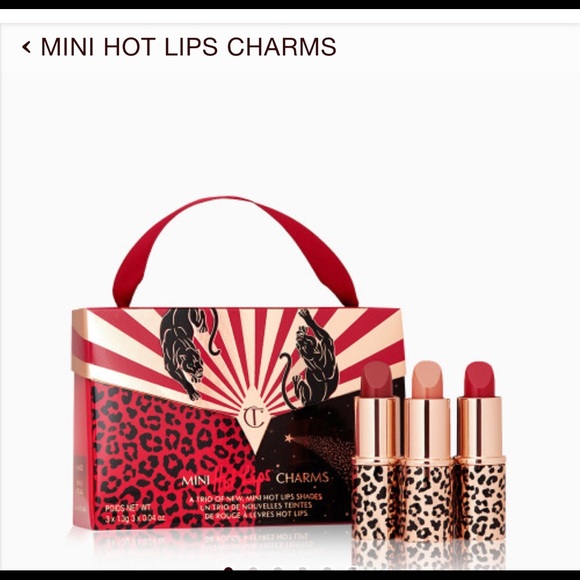 mini hot lips charms charlotte tilbury